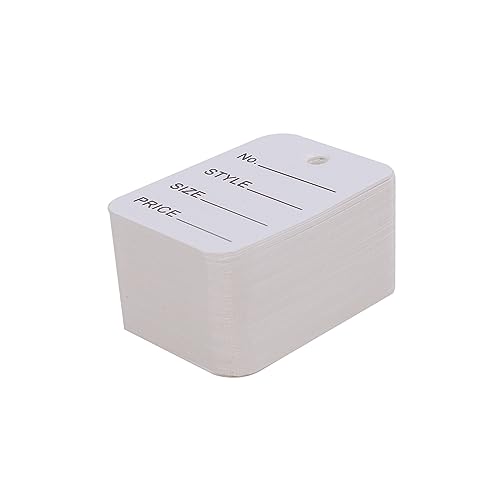 ピュアシーク 商品タグ 1000枚 プライスタグ サイズタグ 価格タグ 商品価格表示タグ 服価格タグ グッズぶら下げ 紐