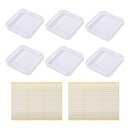 ピュアシーク ネイル収納 ディスプレイ用テープ 8点セット コスメ 収納ケース メイク 持ち運び セルフネイリング 小物入れ アクリル