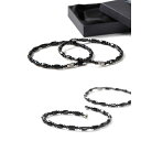 高級感 磁気リング 磁気アクセサリーアンクレット ブレスレット ネックレス 健康アクセサリー めぐり改善【磁気ファッションアンクレット(2本組)】