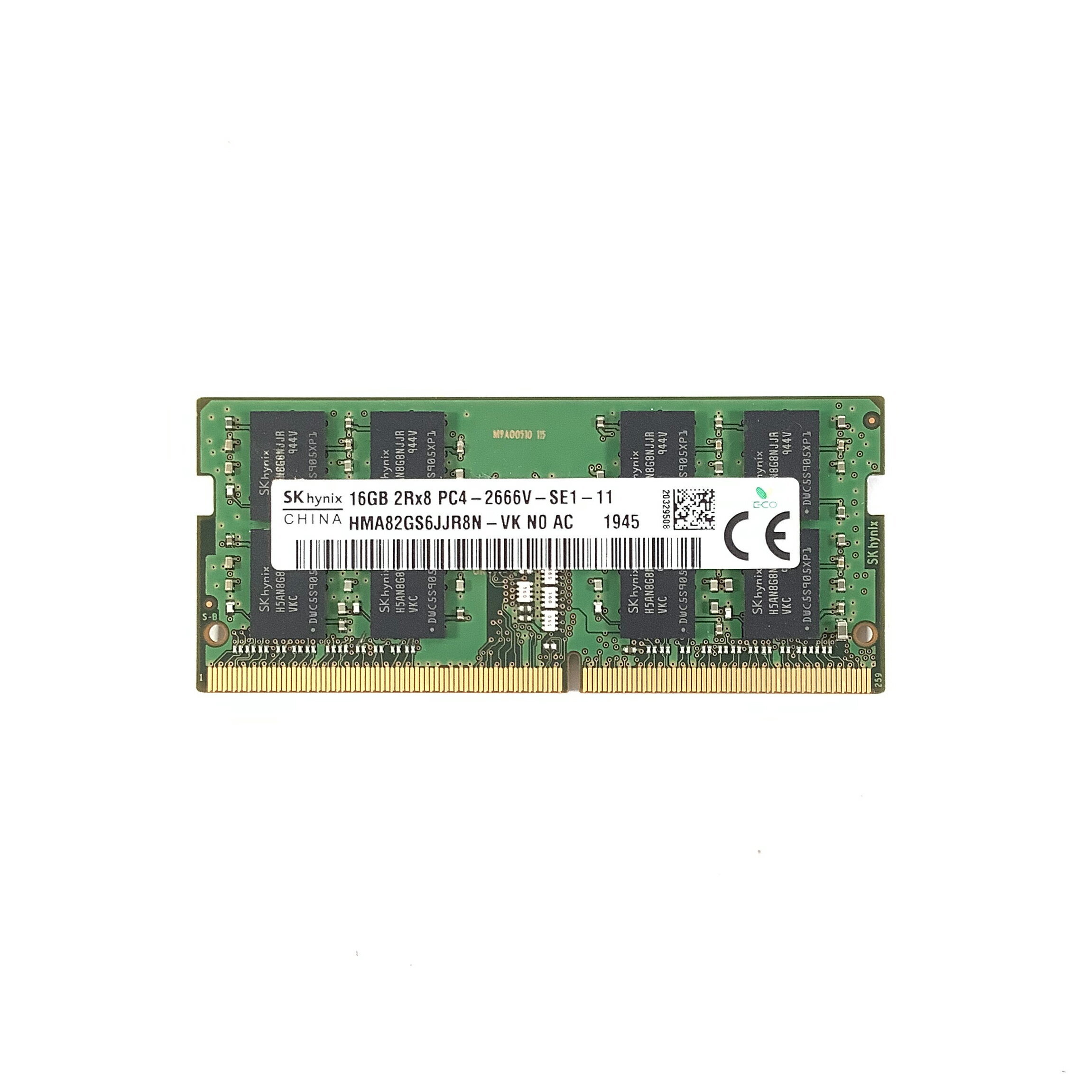 SKhynix 16GB 2Rx8 PC4-2666V メモ