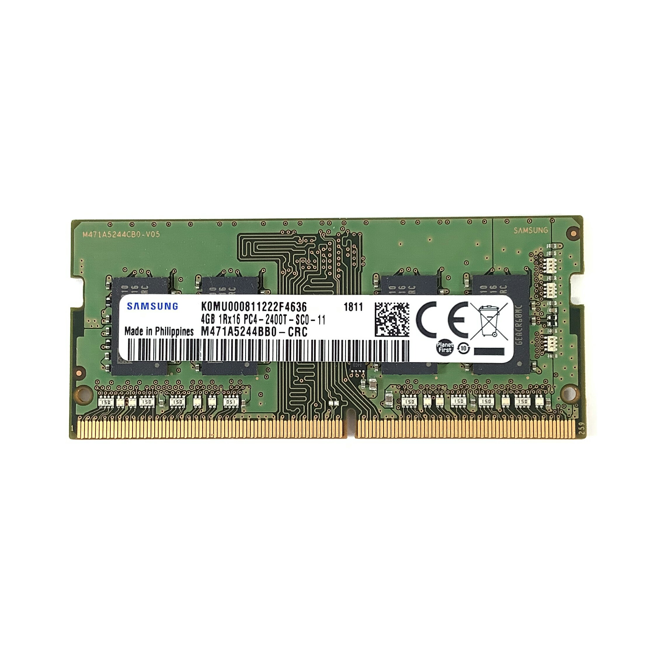 R035-SAMSUNG 4GB 1Rx16 PC4-2400T ���� 1�� ���Ρ��ȥѥ������ѥ��� �ߥ˥ǥ����ȥå�PC�ѥ��� ���ߥ��� ���֡�M471A5244CB0-CRC/ M471A5244BB0-CRC���̼��� (1Rx16)�����ư���ʡ�