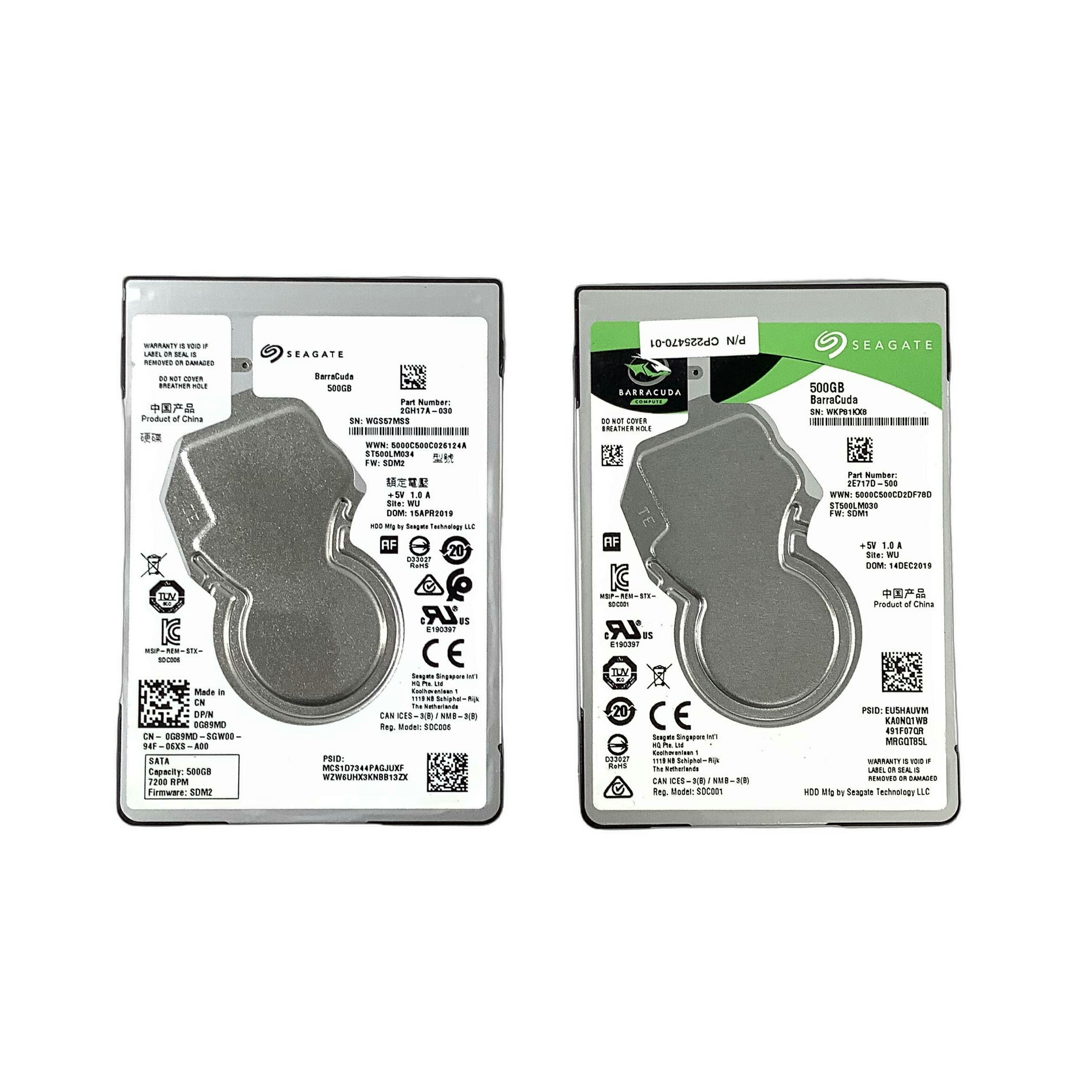 󥱥ȳŷԾŹ㤨R054-Seagate 2.5 500GB SATA HDD 1  BarraCuda 6.57200rpm/5400rpm֡ST500LM034/ST500LM030 FW:SDM2/SDM1 HDD ΡȥѥHDDưʡۡפβǤʤ1,000ߤˤʤޤ