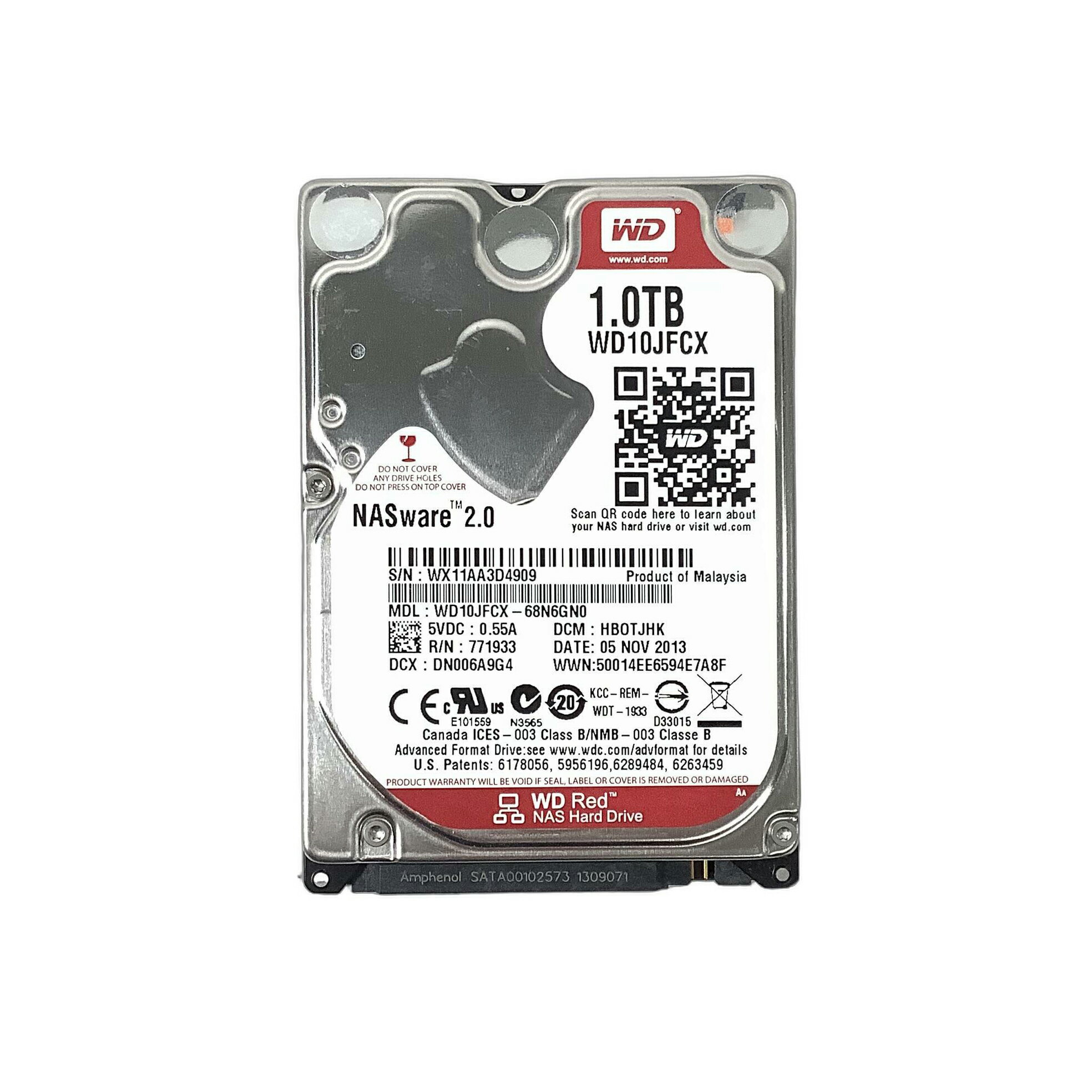 R076-WD 2.5インチ 1TB SATA HDD 1点 1 TB 厚み9mm 6Gb/s 7200RPM/5400RPM ノート...