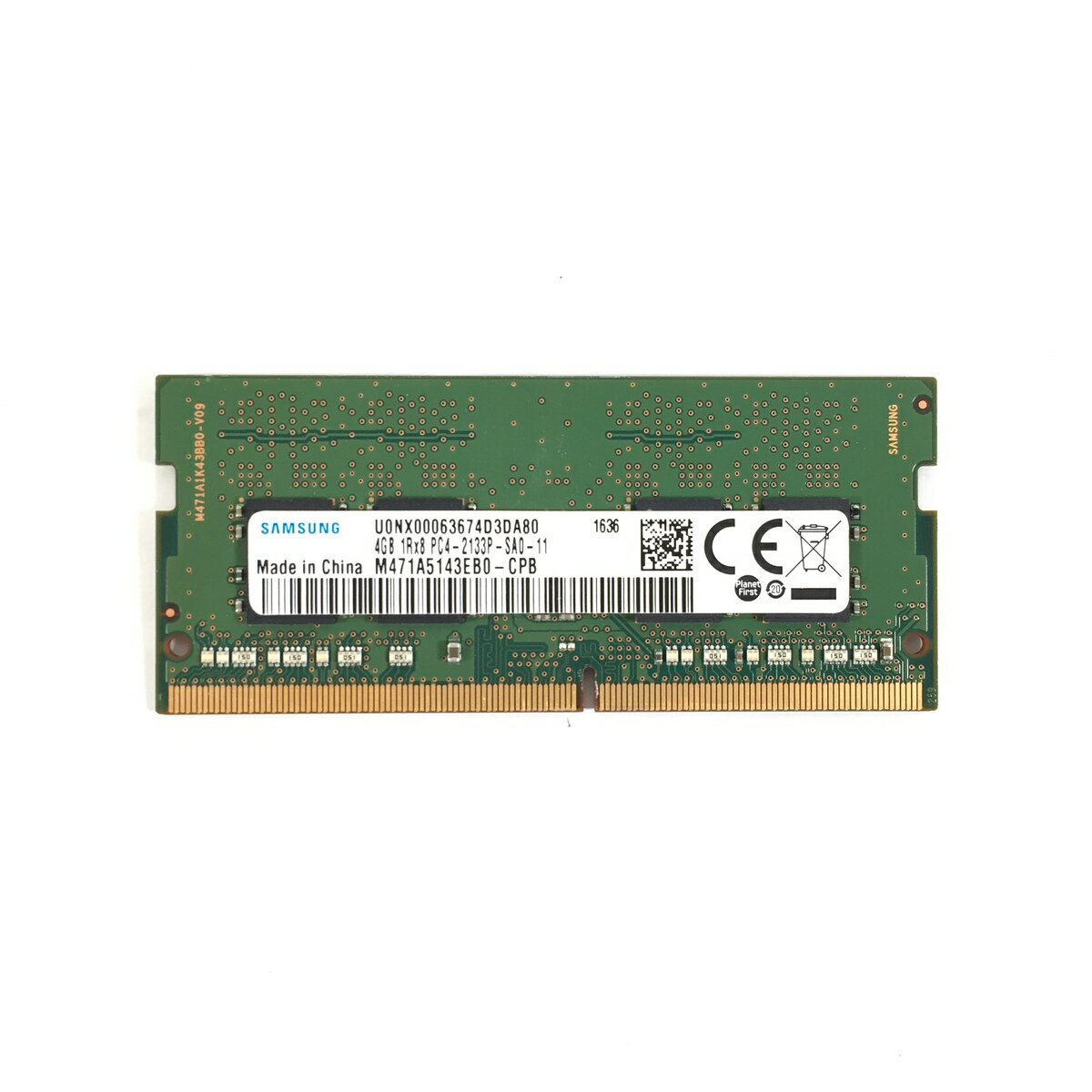 サムスン SAMSUNG 4GB 1Rx8 PC4-2133