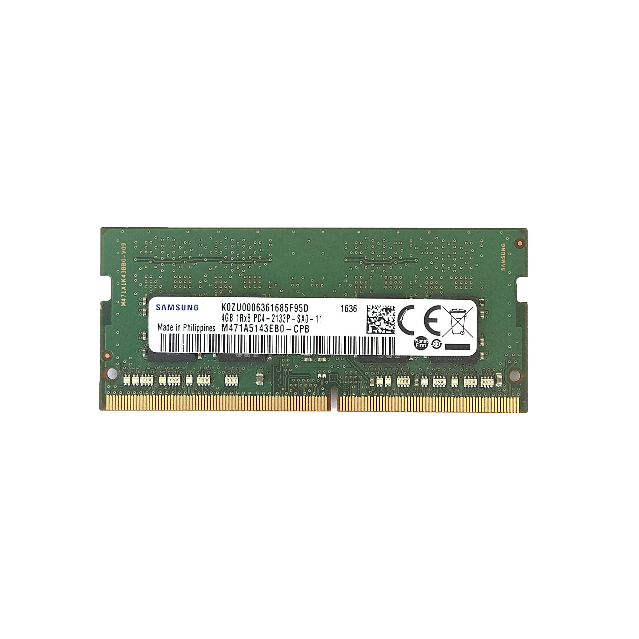 サムセン SAMSUNG 4GB 1Rx8 PC4-2133