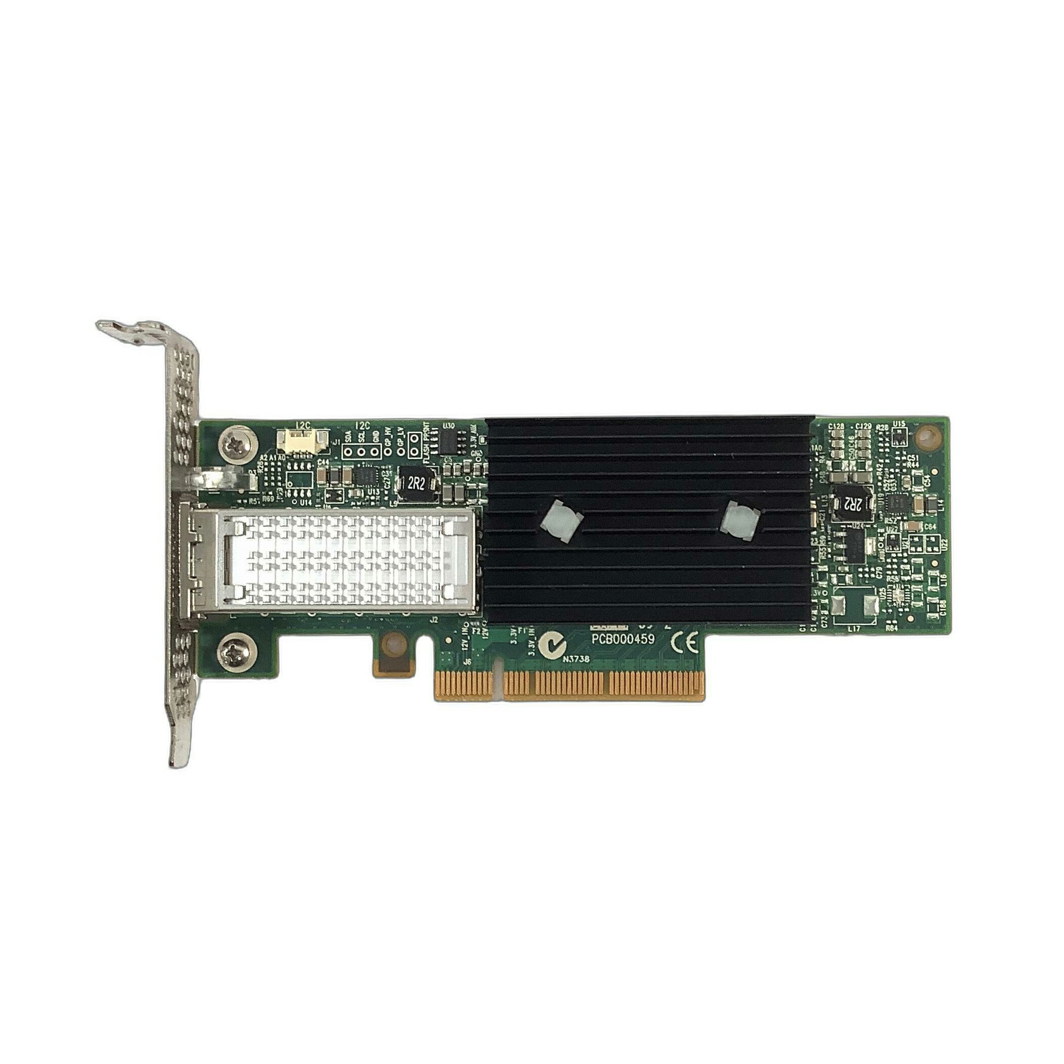 R124-DELL Mellanox ConnectX-3 VPI CX353A ネットワークカード 1点 FDR InfiniBand 56GbE/40GbE シングル QSFP+ RDMA P/N:079DJ3 【中古動作品】