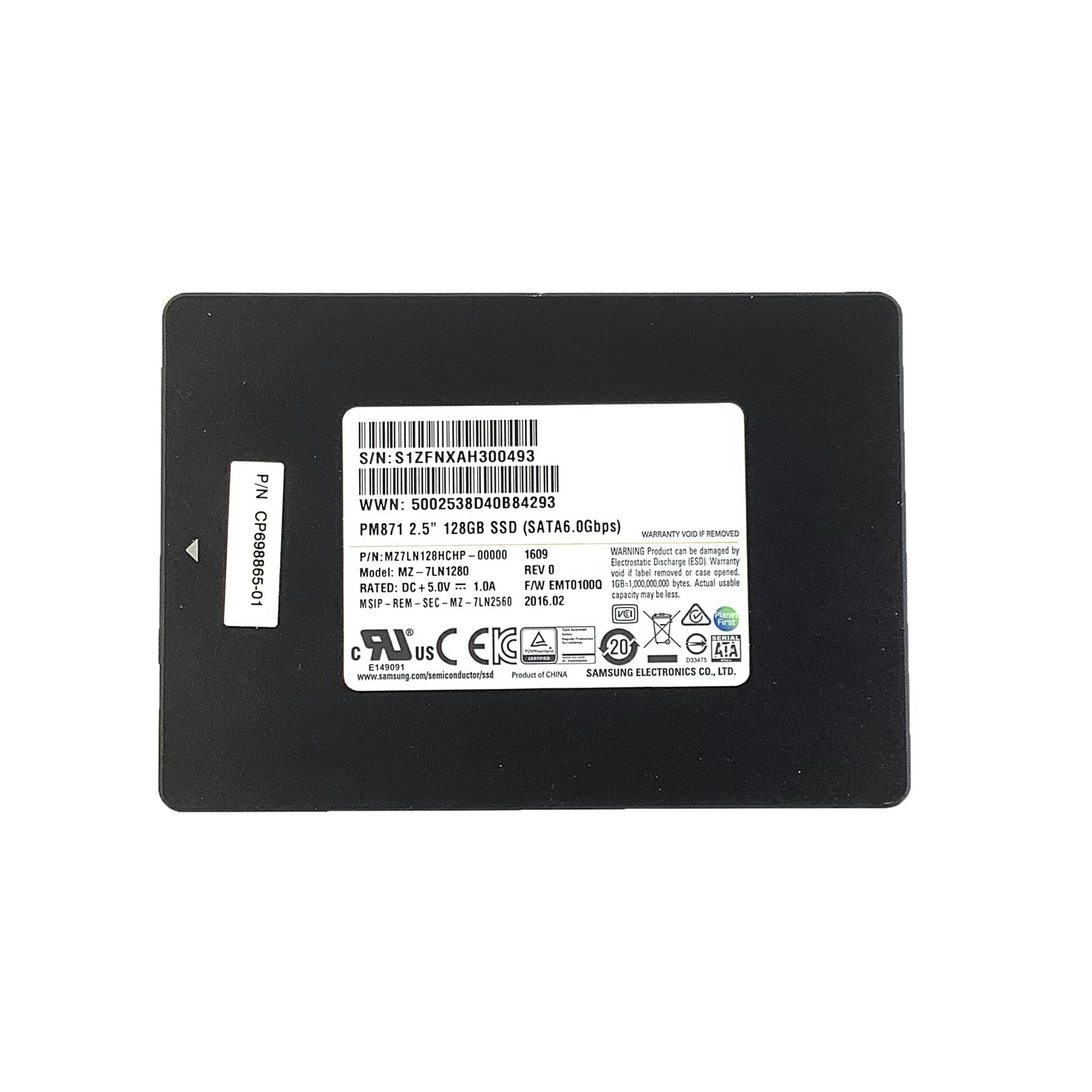 SAMSUNG PM871 2.5 7mm 128 GB SSD 1 ॻ 2.5 SSD SATA :MZ-7LN1280 2016ǯ ̵ưʡ