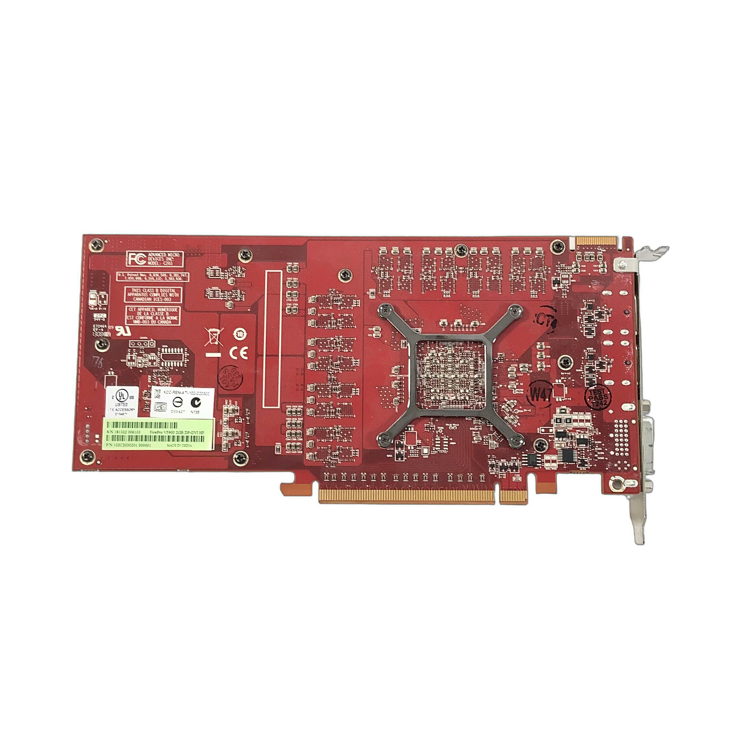 R205-AMD FirePro V5900 2GB ����ե��å��ܡ��� 1�� PCI-Express DP-DVI HF P/N:102C2030201 ����ե��å��ܡ��� V5900 �����ư�����ʡ�