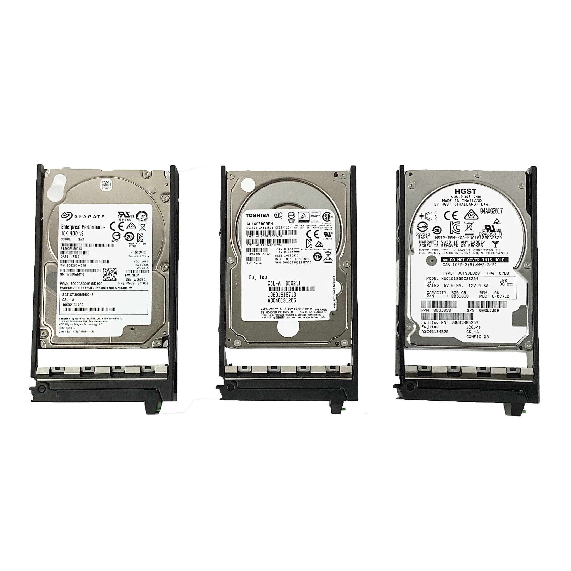 300GB 2.5 インチ SAS HDD 1点 TOSHIBA 東芝☆Seagate シーゲイト☆HGST 日立 RPM 15K 6Gpbs サーバー用HDD 増設HDD 【中古動作品】