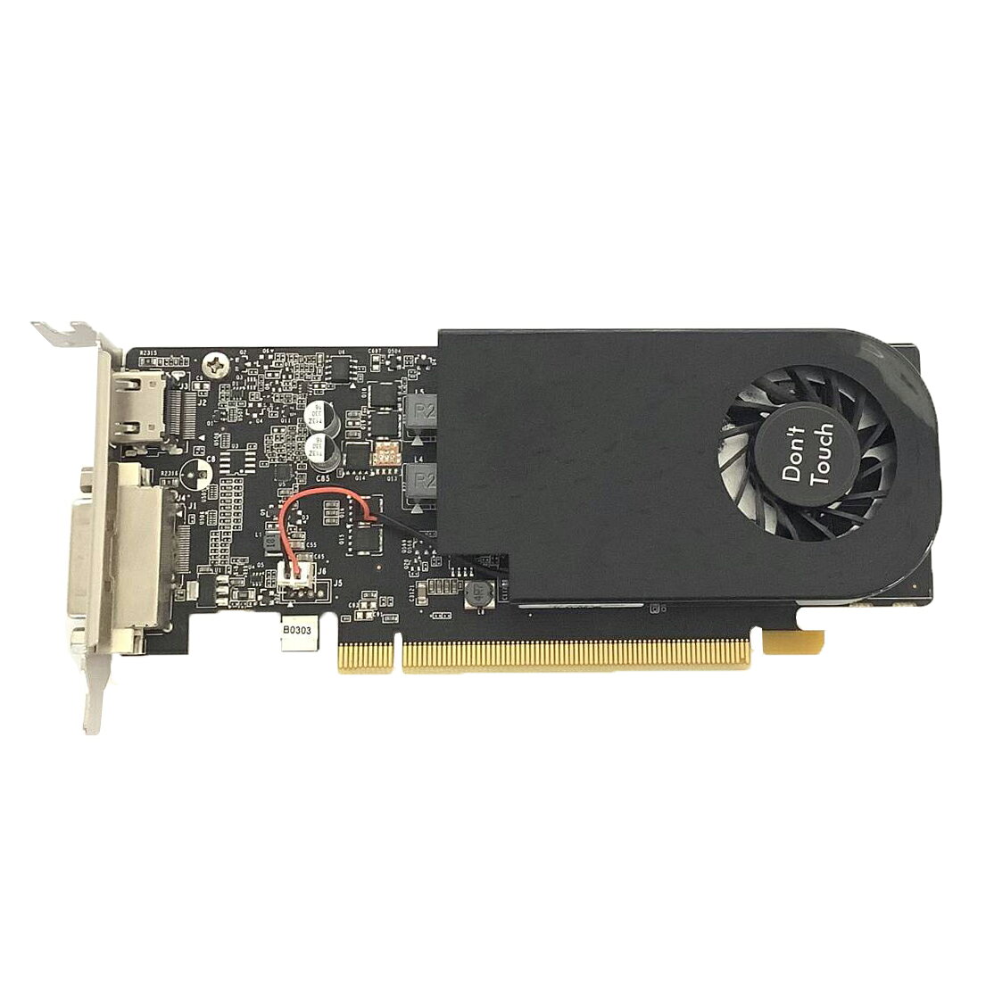 R274-GeForce GT 1030 2GB GDDR5グラフィックボード 1点 PCI-Express GT 1030 GDDR5 SL-DVI-D*1/HDMI*1/ SKU：ZT-P10300D-10B★元々ゲーミングPC用★送料無料【中古動作品】 2