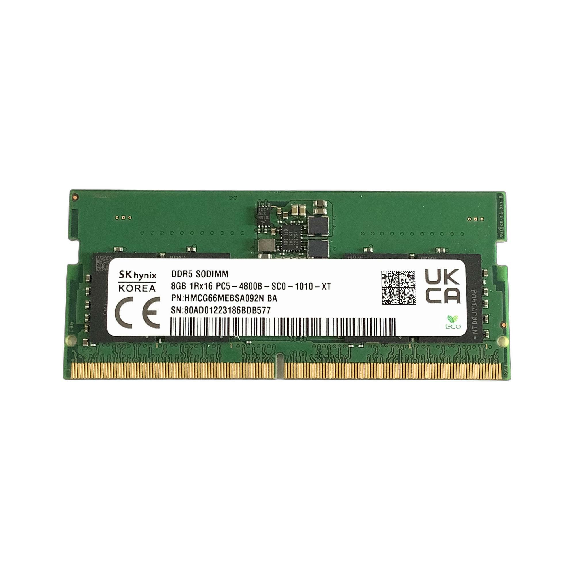 R301-8GB 1RX16 PC5-4800B メモリ 1点 SAMSUNGサムセン/SKhynix 第五世代 DDR5 SODIMM ノートパソコン用メモリ 増設メモリ ミニデスクトップPC用メモリ ※送料無料※ 