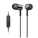 ソニー MDR-EX155AP-B マイク&コントローラー搭載 ダイナミック密閉型カナルイヤホン ブラック