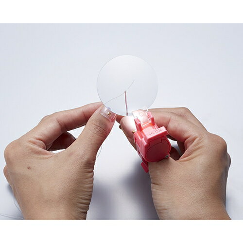 Magnifying Glasses - 旭電機化成 AYL-02PK LED付ゆびさきのルーペ ピンク