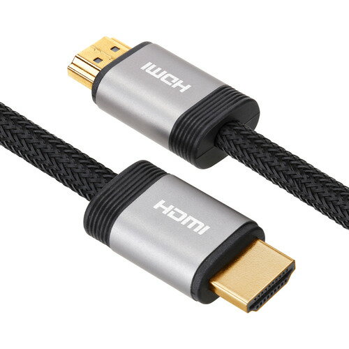 楽天イーウェルネス楽天市場店【推奨品】PGA PG-HDME50M PREMIUM HDMI メッシュケーブル Premium Style 5m ブラック