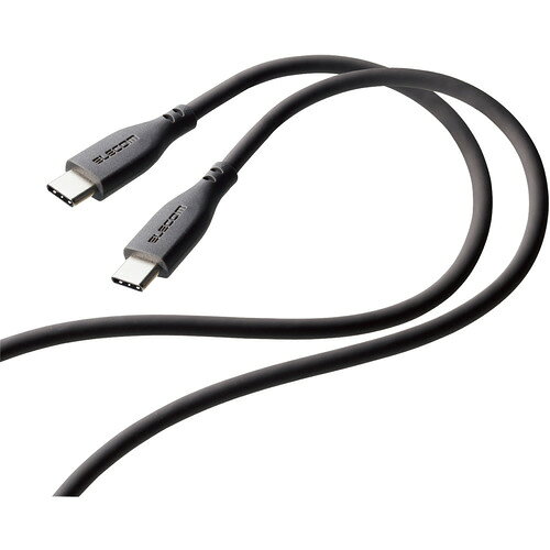 エレコム MPA-CCSS20GY Type-Cケーブル Type-C to Type-C 2m PD 60W 断線しにくい シリコン素材 やわらかい RoHS指令準拠 グレー ●シリコン素材を採用した柔らかく、なめらかな手触りのUSBケーブルです。 折り癖のつきにくさと高い耐久性を兼ね備えているので、モバイル用として束ねて持ち運ぶのにおすすめです。 USB Power Delivery(最大60W)に対応し、スマートフォン・タブレットを超高速充電!USB Type-C端子を搭載した機器同士の接続ができます。●USB Type-C(TM)端子を搭載しているパソコン及び充電器・モバイルバッテリーなどに、USB Type-C(TM)端子を搭載しているスマートフォンやタブレットを接続し、充電やデータ転送ができるUSB2.0ケーブルです。※USB Type-C and USB-C are trademarks of USB Implementers Forum●シリコン素材を採用した柔らかく、なめらかな手触りのUSBケーブルです。●絡みにくく、取り回しがしやすいです。●サビなどに強く信号劣化を抑える金メッキピンを採用しています。●USB Power Deliveryに対応し、最大60W(20V/3A)の大電流を送電可能です。※ご使用になるパソコンやAC充電器などの性能によって、供給される電流値が異なります。●最大480Mbpsの高速データ転送が可能です。●難燃性の素材を使用し、安全性を高めています。●EUの「RoHS指令(電気・電子機器に対する特定有害物質の使用制限)」に準拠(10物質)した、環境にやさしい製品です。●■対応機種（※一部抜粋）iPhone 15/iPhone 15 Plus/iPhone 15 Pro/iPhone 15 Pro Max/iPhone 16/iPhone 16 Plus/iPhone 16 Pro/iPhone 16 Pro Max/iPhone 16e/iPhone 17/iPhone 17 Pro/iPhone 17 Pro Max/iPhone 17e/iPhone Air/AQUOS R10(SH-51F/A501SH/SH-M31)/AQUOS R9 pro(SH-54E)/AQUOS R9(SH-51E/SHG12)/AQUOS sense10(SH-53F/SHG15/SH-M33)/AQUOS sense9(SH-53E/SHG14/SH-M29)/AQUOS wish4(SH-52E/A402SH/SH-M27)/AQUOS wish5(SH-52F/A502SH/SH-M32)/arrows Alpha(F-51F)/arrows We2 Plus(F-51E)/arrows We2(F-52E/FCG02/A402FC)/BASIO active2(SHG12)/BASIO active3(SHG13)/Galaxy A25 5G(SC-53F/SCG33/SM-A253Z)/Galaxy A36 5G(SC-54F)/Galaxy A55 5G(SC-53E/SCG27)/Galaxy S23 FE(SCG24)/Galaxy S23 Ultra(SC-52D/SCG20)/Galaxy S23(SC-51D/SCG19)/Galaxy S24 Ultra(SC-52E/SCG26)/Galaxy S24(SC-51E/SCG25)/Galaxy S25 Ultra(SC-52F/SCG32)/Galaxy S25(SC-51F/SCG31)/Galaxy Z Flip6(SC-54E/SCG29)/Galaxy Z Flip7(SC-55F/SCG35/SM-F766Z)/Galaxy Z Fold6(SC-55E/SCG28)/Galaxy Z Fold7(SC-56F/SCG34/SM-F966Z)/Google Pixel 10/Google Pixel 10 Pro/Google Pixel 10 Pro XL/Google Pixel 8a/Google Pixel 9/Google Pixel 9 Pro/Google Pixel 9 Pro Fold/Google Pixel 9 Pro XL/Google Pixel 9a(G3Y12)/moto g24(XT2423)/moto g64 5G(XT2343)/motorola edge 40 neo(XT2307)/motorola edge 50s pro(A402MO/A301MO)/OPPO A5 5G(CPH2735)/OPPO A79 5G(CPH2557/A303OP)/OPPO Reno11 A(A401OP/CPH2603)/OPPO Reno13 A(CPH2699/A501OP/OPG05)/Xperia 1 VI(SO-51E/SOG13/A401SO)/Xperia 1 VII(SO-51F/SOG15/A501SO)/Xperia 10 VI(SO-52E/SOG14/A402SO)/Xperia 10 VII(SO-52F/SOG16/A502SO)/らくらくスマートフォン Lite/らくらくスマートフォン(F-42A)/らくらくスマートフォン(F-52B)/らくらくスマートフォン(F-53E) などの機種におすすめ&nbsp;【仕様】コネクター形状1：USB Type-C(TM) オスコネクター形状2：USB Type-C(TM) オス対応機種：USB Type-C(TM)端子を持つパソコン・充電器・モバイルバッテリーおよび、USB Type-C(TM)端子を持つスマートフォン・タブレットなど※USB Type-C and USB-C are trademarks of USB Implementers Forumケーブル長：2.0m ※コネクター含まずケーブル太さ：4.3mm規格：USB2.0規格準拠対応転送速度：最大480Mbps ※理論値USB Power Delivery対応：○DisplayPort Alternate Mode対応：× ※映像出力(DisplayPort(TM) Alternate Mode)には対応していません。映像出力(DisplayPort Alternate Mode)をするにはUSB 5Gbps(USB3.0)以上のUSB Type-C - USB Type-Cケーブル・アダプター、またはUSB Type-C - HDMI(R)などの映像変換ケーブル・アダプターが必要です。プラグメッキ仕様：金メッキピンシールド方法：シールド無しカラー：グレーパッケージ形態：袋+ステッカー保証期間：1年間環境配慮事項：EU RoHS指令準拠(10物質)、簡易パッケージ