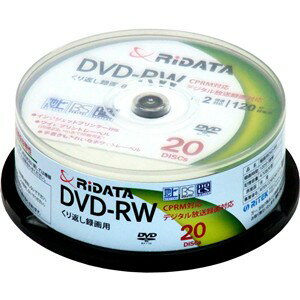 RiDATA DVD-RW120.20WHT JԂ^pDVD-RW 20