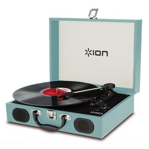ION AUDIO Vinyl Transport/Blue ポータブルレコードプレーヤー ION AUDIO Vinyl Transport/Blue ポータブルレコードプレーヤー