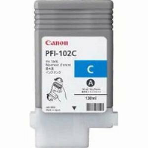 インク キヤノン 純正 インクタンク カートリッジ PFI-102C imagePROGRAF用インクタンク 染料シアン 130ml