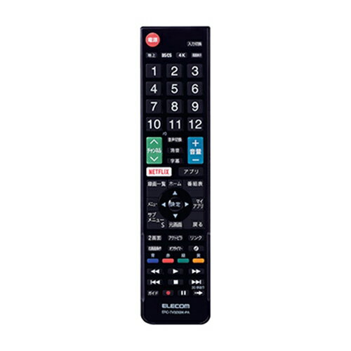 Electric Fan - エレコム ERC-TV02BK-PA かんたんTVリモコン第2弾 パナソニック・ビエラ用 ブラック