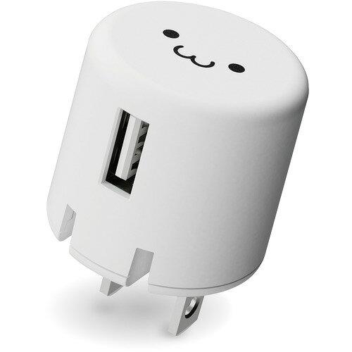 エレコム MPA-ACU07WF AC充電器 1.0A出力 1ポート 折りたたみプラグ スマートフォン用 USB-A ホワイトフェイス ●携帯に便利なコンパクト設計のデザイン。家庭用コンセントからスマートフォン等を充電、給電できるAC充電器です。かわいい顔つきの“しろちゃん”モデル●携帯に便利なコンパクト設計のデザインを採用しています。●スマートフォン等に付属もしくは対応する充電用USBケーブルを使用して充電可能です。※本製品に充電用ケーブルは付属していません。●未使用時は電源プラグを折りたたんで充電器本体に収納可能です。スッキリとコンパクトに収納できるので、持ち運びにも便利です。●トラッキング現象による火災の防止に役立つ、絶縁キャップ付きのコンセントプラグを採用しています。●※端末本体や充電器が濡れた状態で充電すると、異常な発熱・焼損の原因となり大変危険ですのでおやめください。●■対応機種（※一部抜粋）iPhone 11/iPhone 11 Pro/iPhone 11 Pro Max/iPhone 12/iPhone 12 mini/iPhone 12 Pro/iPhone 12 Pro Max/iPhone 13/iPhone 13 mini/iPhone 13 Pro/iPhone 13 Pro Max/iPhone 14/iPhone 14 Plus/iPhone 14 Pro/iPhone 14 Pro Max/iPhone 15/iPhone 15 Plus/iPhone 15 Pro/iPhone 15 Pro Max/iPhone 16/iPhone 16 Plus/iPhone 16 Pro/iPhone 16 Pro Max/iPhone 16e/iPhone 17/iPhone 17 Pro/iPhone 17 Pro Max/iPhone 17e/iPhone Air/iPhone SE 第2世代 (2020年)/iPhone SE 第3世代 (2022年)/AQUOS R10(SH-51F/A501SH/SH-M31)/AQUOS R9 pro(SH-54E)/AQUOS R9(SH-51E/SHG12)/AQUOS sense10(SH-53F/SHG15/SH-M33)/AQUOS sense9(SH-53E/SHG14/SH-M29)/AQUOS wish4(SH-52E/A402SH/SH-M27)/AQUOS wish5(SH-52F/A502SH/SH-M32)/arrows Alpha(F-51F)/arrows We2 Plus(F-51E)/arrows We2(F-52E/FCG02/A402FC)/BASIO active2(SHG12)/BASIO active3(SHG13)/Galaxy A25 5G(SC-53F/SCG33/SM-A253Z)/Galaxy A36 5G(SC-54F)/Galaxy A55 5G(SC-53E/SCG27)/Galaxy S23 FE(SCG24)/Galaxy S23 Ultra(SC-52D/SCG20)/Galaxy S23(SC-51D/SCG19)/Galaxy S24 Ultra(SC-52E/SCG26)/Galaxy S24(SC-51E/SCG25)/Galaxy S25 Ultra(SC-52F/SCG32)/Galaxy S25(SC-51F/SCG31)/Galaxy Z Flip6(SC-54E/SCG29)/Galaxy Z Flip7(SC-55F/SCG35/SM-F766Z)/Galaxy Z Fold6(SC-55E/SCG28)/Galaxy Z Fold7(SC-56F/SCG34/SM-F966Z)/Google Pixel 10/Google Pixel 10 Pro/Google Pixel 10 Pro XL/Google Pixel 8a/Google Pixel 9/Google Pixel 9 Pro/Google Pixel 9 Pro Fold/Google Pixel 9 Pro XL/Google Pixel 9a(G3Y12)/moto g24(XT2423)/moto g64 5G(XT2343)/motorola edge 40 neo(XT2307)/motorola edge 50s pro(A402MO/A301MO)/OPPO A5 5G(CPH2735)/OPPO A79 5G(CPH2557/A303OP)/OPPO Reno11 A(A401OP/CPH2603)/OPPO Reno13 A(CPH2699/A501OP/OPG05)/Xperia 1 VI(SO-51E/SOG13/A401SO)/Xperia 1 VII(SO-51F/SOG15/A501SO)/Xperia 10 VI(SO-52E/SOG14/A402SO)/Xperia 10 VII(SO-52F/SOG16/A502SO)/らくらくスマートフォン Lite/らくらくスマートフォン(F-42A)/らくらくスマートフォン(F-52B)/らくらくスマートフォン(F-53E) などの機種におすすめ&nbsp;【仕様】対応機種：USB Type-Aポートから5W(5V/1A)までの出力で充電、給電可能な機器コネクター形状：USB Type-A(メス)×1定格入力電圧：AC100-240V 50/60Hz定格入力電流：0.2A定格出力電力：5W定格出力電圧：5V定格出力電流：1A外形寸法：約 幅33mm×厚み32mm×高さ33mm ※ACプラグ収納時重量：約27gカラー：ホワイトフェイスコンセントプラグ仕様：90度スイング構造、耐トラッキングスリーブ付法令：◇PSE 特定電気用品使用可能地域：日本保証期間：1年間その他：コンパクト設計