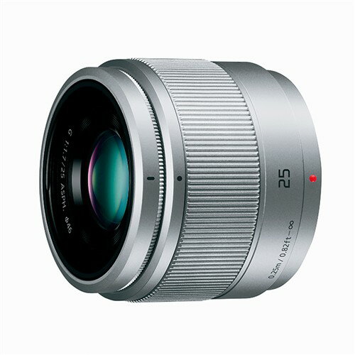 樂天商城 - パナソニック H-H025-S 交換用レンズ LUMIX G 25mm/F1.7 ASPH.【マイクロフォーサーズマウント】（シルバー） HH025S