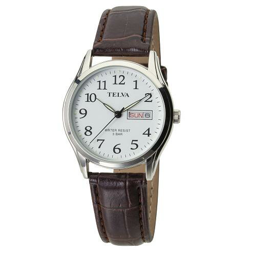 クレファー TE-AM177-WTS CREPHAブリスターウオッチ 曜日日付表示付