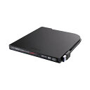 バッファロー BRUHD-PU3-BK Ultra HD Blu-ray対応 USB3.0用ポータブルブルーレイドライブ スリムタイプ ブラック