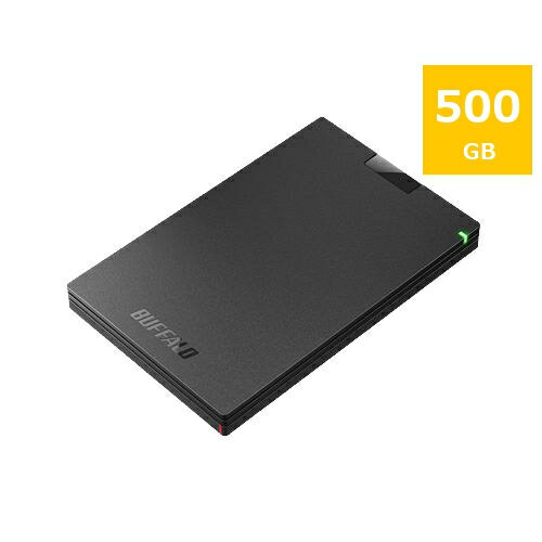 Хåե HD-PCG500U3-BA ߥ˥ơ USB3.1(Gen1)USB3.0 ݡ֥HDD 500GB ֥å