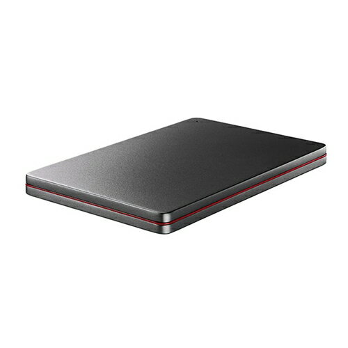 IOデータ HDPX-UTS2K USB 3.0／2.0対応 ポータブルハードディスク「カクうす」 Black×Red 2TB