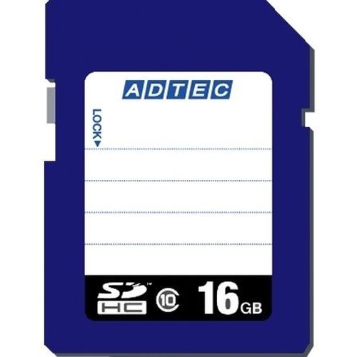 アドテックSDHCカード 16GB データ復旧サービス付き AD-SDTH16G/10AD-SDTH16G/10高速/大容量のSDHCメモリーカード。SD Speed Class10に対応しており、最大転送速度20MB/sで高いパフォーマンスを発揮。高速/大容量のSDHCメモリーカード。タイトルなどが書き込めるインデックスラベルを採用、収納や携帯に便利なカードケースが付属、万一のデータ消失にも安心のデータ復旧サービス付き。SD Speed Class10に対応しており、最大転送速度20MB/sで高いパフォーマンスを発揮。[保証期間]5年【発売日】2014年07月25日