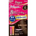 ※画像はイメージです。パッケージデザイン等は予告なしに変更されることがあります。※メーカーの欠品や製造中止により納期遅延、またはお届けできない場合がございます。ホーユー ビゲン 香りのヘアカラー クリーム 6 ダークブラウンビゲン香りのヘアカラークリームが「染まり」と「色持ち」をアップして新登場！濃密クリームが生え際に密着染め。色持ち成分配合。日にちが経っても髪色キレイ！ツンとしないほのかなアロマの香りの白髪染め。