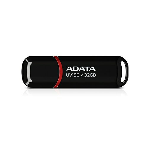 ADATA AUV150-32G-RBK32-JP USB3.2(Gen1)/USB3.1(Gen1)/USB3.0対応 USBメモリ 32GB ブラック ADATA AUV150-32G-RBK32-JP USB3.2(Gen1)/USB3.1(Gen1)/USB3.0対応 USBメモリ 32GB ブラック