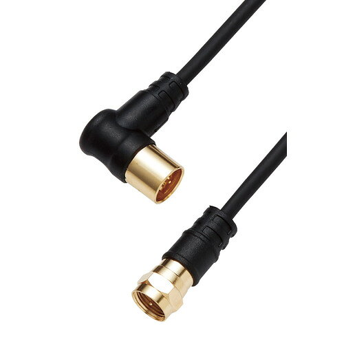 エレコム 2JW5SLSB(B) アンテナケーブル 5m 2K4K8K(3224MHz)対応 2C 3重シールド ...
