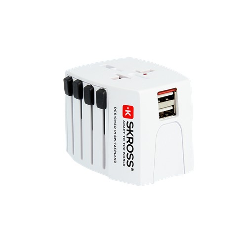 SKROSS MUVUSB2.4A 海外用変換プラグ マルチアダプタ USB2.4A SKROSS MUVUSB2.4A 海外用変換プラグ マルチアダプタ USB2.4A