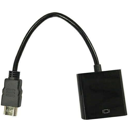YAMADASELECT(ヤマダセレクト) YHDVGAVH2 HDMI-VGA変換アダプタ ブラック