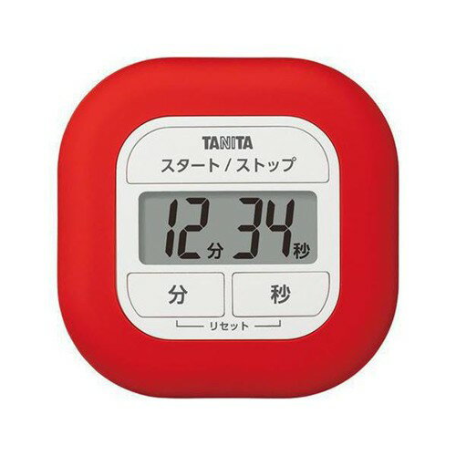 タニタ TD-420-RD くるっとシリコンタイマー レッド