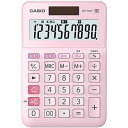 カシオ MW-100TC-PK-N W税率電卓 10桁 ピンク(2)