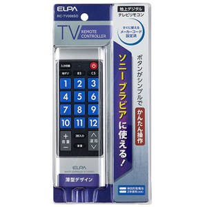 エルパ RC-TV008SO 地デジテレビ・かんたんリモコン ソニー・ブラビア専用