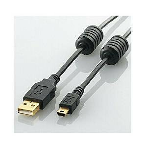 樂天商城 - エレコム U2C-MF30BK フェライトコア付きUSB2.0ケーブル 3.0m