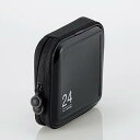 エレコム CCD-H24BK CD/DVDファスナーケース 24枚収納 ブラック(2)