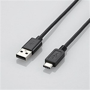 エレコム U2C-AC20BK USB2.0ケーブル(A-TypeC) ブラック 2.0m(2.0)
