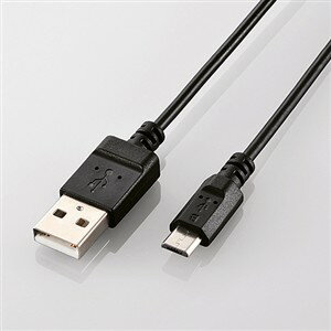 ���쥳�� U2C-JAMB03BK ����USB2.0�����֥�(A-microB������) 0.3m