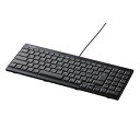 バッファロー BSKBU14BK USB接続 有線スリムキーボード ブラック(2)