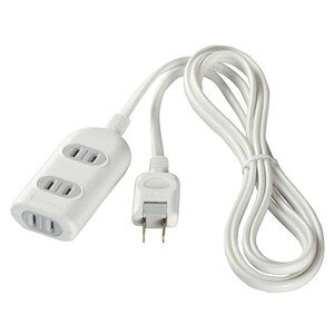 バッファロー BSTAPST2330WH 2ピン式電源タップ 3個口タイプ 3m ホワイト