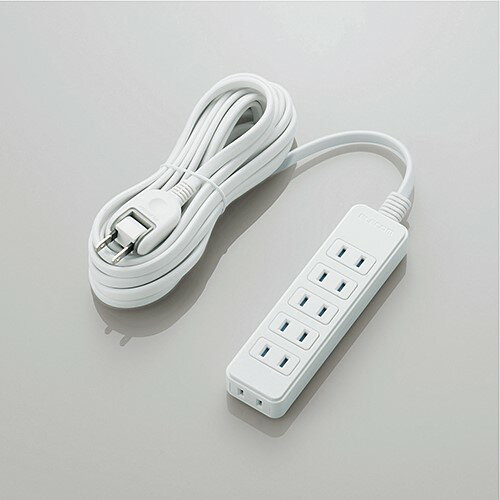 樂天商城 - エレコム T-ST02N-2650WH シャッタータップ 6個口 5m ホワイト