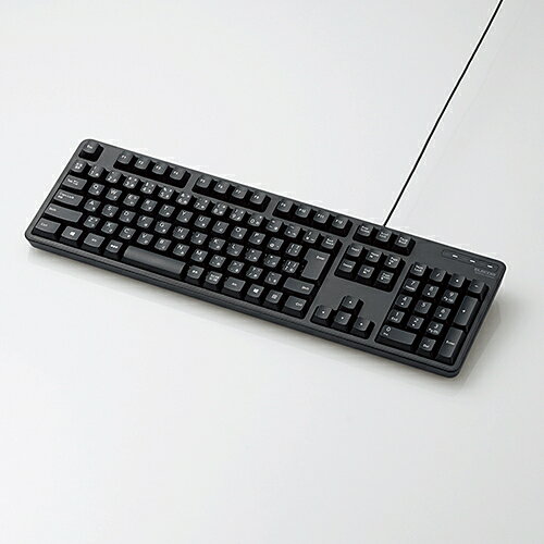 ELECOM TK-FCM104BK 유선 풀 키보드 블랙