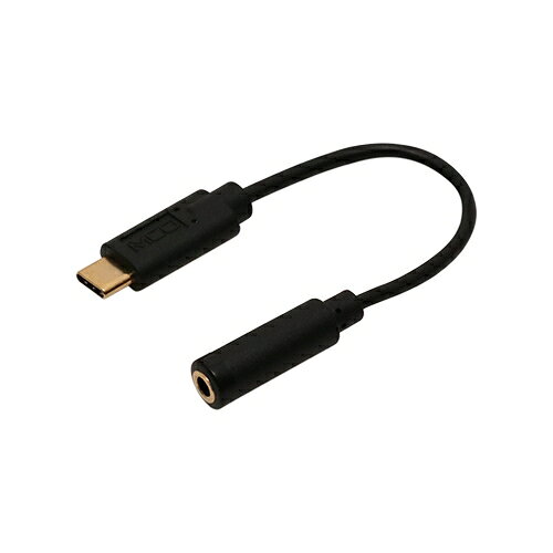 ミヨシ SADCE04BK USB Type-C-イヤホン変換アダプタ DAC内蔵 黒 発売日：2019年3月29日●USB Type-CポートとΦ3.5mmオーディオジャックを搭載した変換ケーブルスマホやタブレット等に搭載されているUSB Type-Cアダプタに接続して、Φ3.5mmステレオミニジャックのイヤホンを接続できる変換ケーブルです。●Φ3.5mmステレオミニジャックが搭載されていない端末にもイヤホンが接続できる現在使用しているイヤホンを接続して、引き続き使用することが可能になります。●4極のステレオミニジャックに対応し、マイク付きのイヤホンも使えるマイク付きのイヤホンを接続して、通話などに使用することも可能です。●USB Type-C 充電ポートを搭載し、充電しながら音楽の視聴ができるUSB Type-Cポートが1口しかない端末でも、充電しながらイヤホンを使用できます。【仕様】コネクタ形状：USB Type-C - φ3.5mmステレオミニジャック（4極）ケーブル長：0.1m重量：約10g規格：USB2.0準拠(USB Audio Class V1.0)対応サンプリング周波数/ビット数：48kHz/16bit対応OS：android5.0以降/Windows10、8.1、7/macOS/iPad Pro(2018年モデル)保証期間：お買い上げ日より6ヶ月