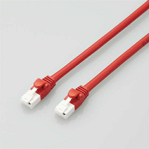 Rakuten - エレコム LD-GPAT／RD1／RS Cat6A LANケーブル 1m レッド