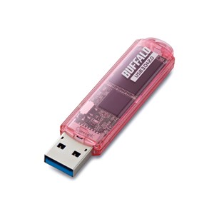 バッファロー RUF3-C32GA-PK バッファローツールズ対応USB3.0用USBメモリースタンダードモデル 32GB ピンクモデル●カラー豊富なスケルトンボディー持ち運び時にも便利なスティックタイプのUSBメモリー。軽快なスケルトンボディーを採用し、充実のカラーバリエーションをラインナップ。使用シーンに合わせて複数のUSBメモリーを使い分けされる場合にも、ボディーカラーで区別して便利にご利用いただけます。●大容量データも快適に扱える高速転送高速規格「USB3.0」対応に加え、データ転送を2つの経路で同時アクセスを行う2チャネル転送方式の採用で転送速度約70MB/s(必ずしも全ての動作環境で同様の結果が得られることを保証するものではありません。)を実現。写真などの日増しに増えるデータの保存におすすめです。●データの誤消去やウィルスの感染を防ぐ本製品は本体への書き込み可能/禁止をスイッチで切り替えできる「ライトプロテクト」機能を搭載。中にデータを入れた後に書き込み禁止に切り替えることで、ユーザーの誤操作による消去や書き換えが防止できます。また、AutoRunウイルスの侵入防止にもご利用が可能です。●USBマスストレージクラス対応だからAV機器・カーナビでも使える本製品は、USBマスストレージクラスに対応しています。USBマスストレージクラスに対応しているテレビやオーディオ、カーナビなどのUSBポートに接続するだけ※でそれらの機器でお使いいただけます。USBマスストレージクラスは規格化されているため、対応機器同士であれば認識するかどうかを気にすることなく、安心してご利用いただけます。※本製品はフォーマット済み(FAT32)で出荷しておりますので、すぐにお使いいただけます。※テレビ等の機器側のポートがUSB2.0の場合、USB3.0としては使用できません。対応するパソコンUSB端子搭載のWindowsパソコンUSB端子搭載のMac※USB端子非搭載パソコンは、当社製増設用インターフェースをご利用ください。対応するデジタル家電USB 端子を搭載するデジタル家電（USB マスストレージクラス対応）対応OSWindows 8 ／ RT ／ 7 ／ Vista ／ XP、MacOS X 10.4 〜 10.8　* ソフトウェアはWindowsのみ対応。USB部インターフェース：USB3.0/2.0端子数：1端子形状：USB Aソケット電源USBバスパワー定格電圧5.0V±5%最大消費電力2.5W外形寸法(幅×高さ×奥行）※本体のみ（突起部除く）17×10×71mm質量約10g動作保証環境※結露なきこと温度：0〜40℃湿度：20〜80％保証期間1年RoHS指令準拠対応LED部LED色：青色アクセス時：点滅アイドル時：消灯主な付属品ご利用の手引き