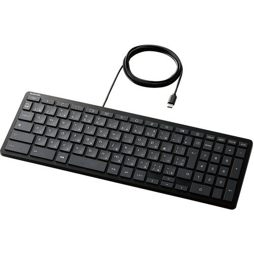 エレコム TK-CB01UPKBK キーボード 有線 USB タイプC パンタグラフ コンパクト テンキー付き ブラック エレコム TK-CB01UPKBK キーボード 有線 USB タイプC パンタグラフ コンパクト テンキー付き ブラック